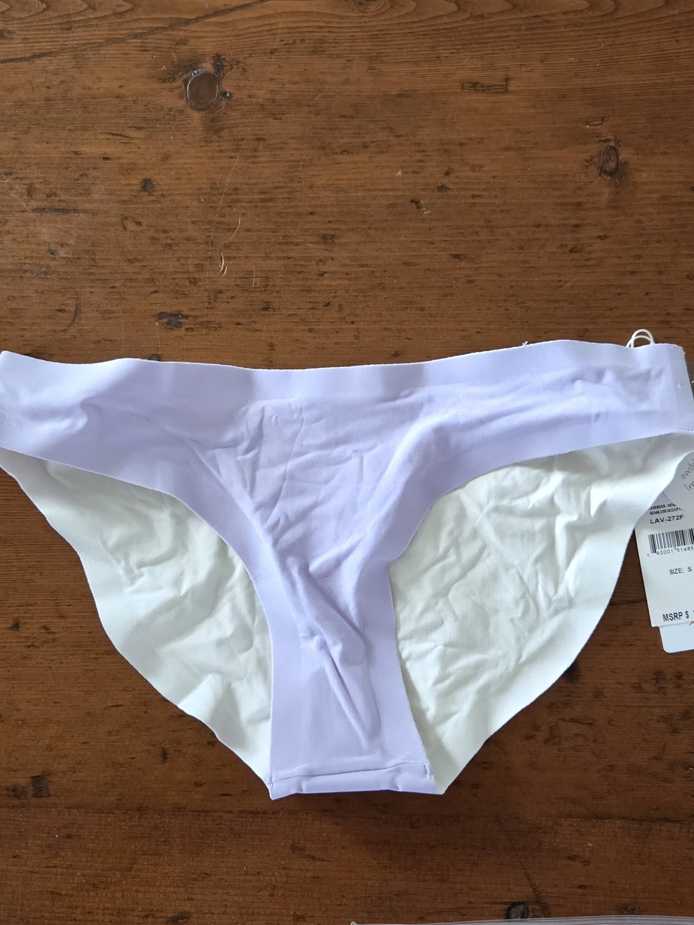 Pilyq Luxury Reversable Seamless Lavender Bikini Bottoms, Brand New, Size US S